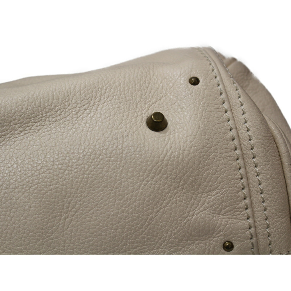 CHLOE Paddington Leather Tote Bag Off White - Picture 6 of 7